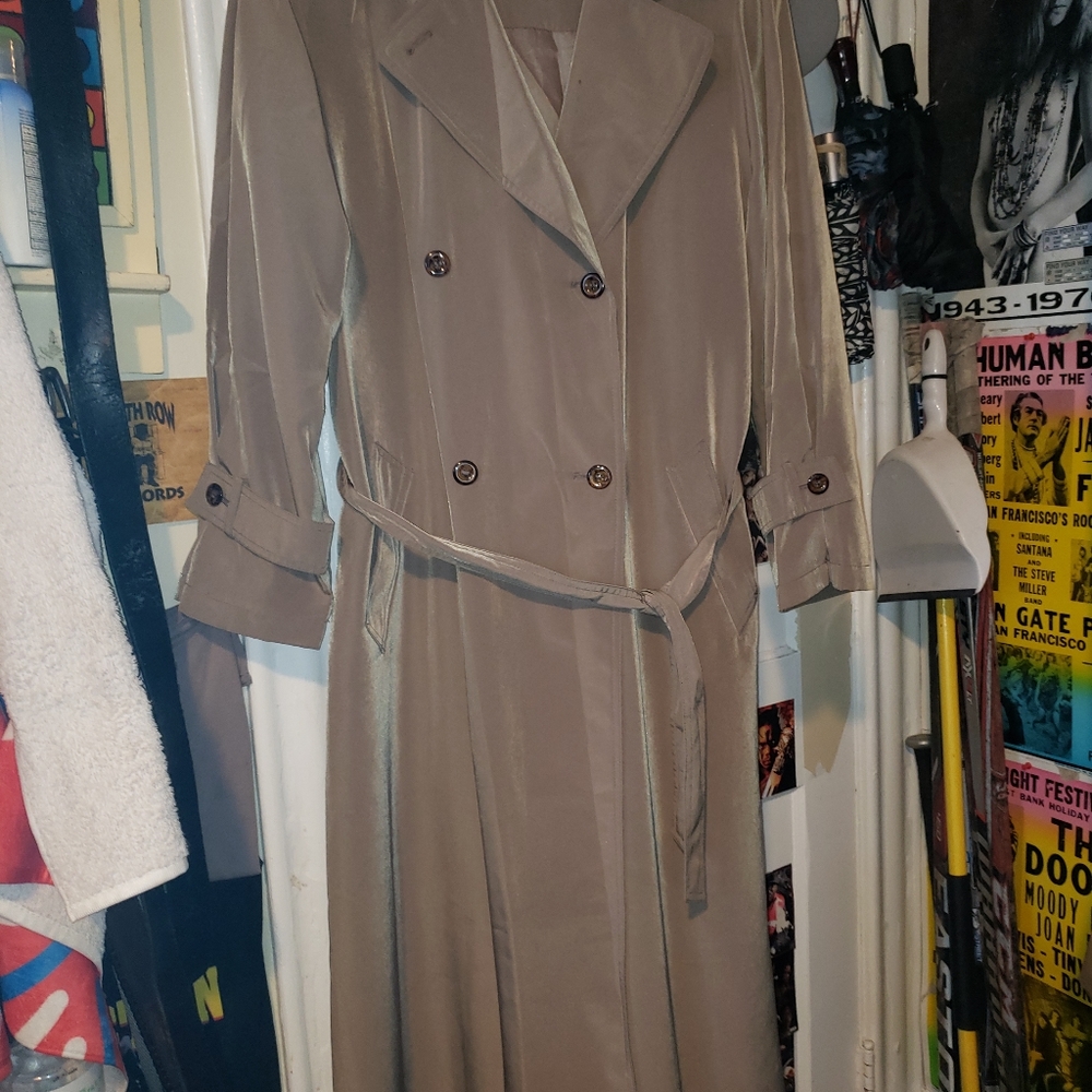 Utex Design Womens Size 14 Trench Coat New Never W